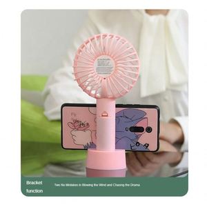 2026 New Arrivals <b>Usb</b> Rechargeable <b>Mini</b> Portable With Phone Holder Handheld or Table <b>Fan</b> - Product Image 5