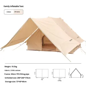 Tente gonflable <span class=keywords><strong>de</strong></span> <span class=keywords><strong>camping</strong></span> en plein air extra large Tente <span class=keywords><strong>de</strong></span> toit imperméable pour plusieurs personnes sans installation nécessaire pour le <span class=keywords><strong>camping</strong></span> - Product Image 6