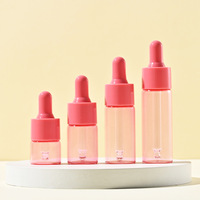 Astinlash Petit flacon compte-gouttes macaron en verre cylindrique coloré pour essence et huile essentielle 5ml 15ml 20ml Usage domestique