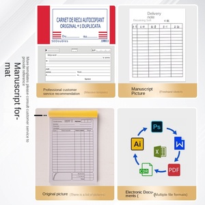 Blocco per Ricevute a Due e Tre Vie, Note di Consegna per Commercio Estero, Blocco per Fatture e Contabilità Multiuso per Ufficio - Product Image 3