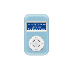 Draagbare Radio Met Dab/Dab + En Fm-Ontvanger, 1.6 Inch Lcd-Scherm Stereo Oortelefoon Jack/Sleep Timer En Wekker Voor Joggen