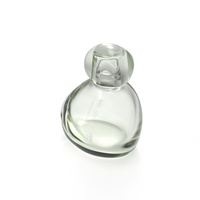 Flacon de parfum sphérique brillant personnalisé de luxe unique de 50 ml, flacon de parfum vide de 50 ml avec bouchon