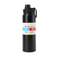 Gobelet isotherme personnalisé en acier inoxydable 304 grande capacité avec verrou pour voiture, idéal pour l'extérieur