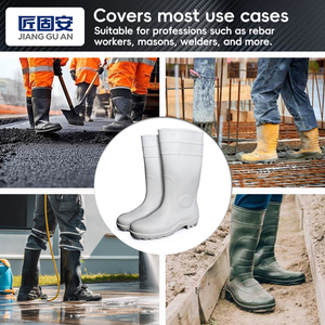 Botas <span class=keywords><strong>de</strong></span> Seguridad Impermeables <span class=keywords><strong>de</strong></span> PVC Eficientes, 38CM <span class=keywords><strong>de</strong></span> Altura, Antideslizantes y Resistentes a Pinchazos, para Reparación <span class=keywords><strong>de</strong></span> Automóviles y Trabajo en Garajes - Product Image 3