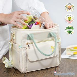 Muestra gratuita, bolsa térmica personalizada para entrega de pizza o comida para llevar, impermeable y portátil, al por mayor - Product Image 3