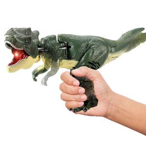 Jouet Dinosaure Amélioré Jouet Dinosaure Fidget Enfants Appuyez sur le Modèle de Dinosaure T-Rex avec Tête et Queue Oscillantes avec Lumière et Son - Product Image 1