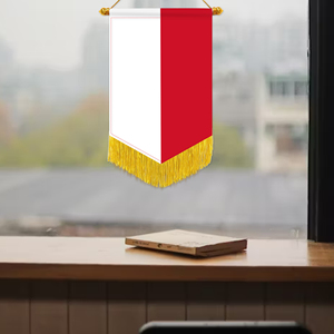 Wholesale Mini Pennant Car Flags Monaco Wall Decor <b>Small</b> Ornaments Hanging Digital Printing Satin Material - Product Image 2