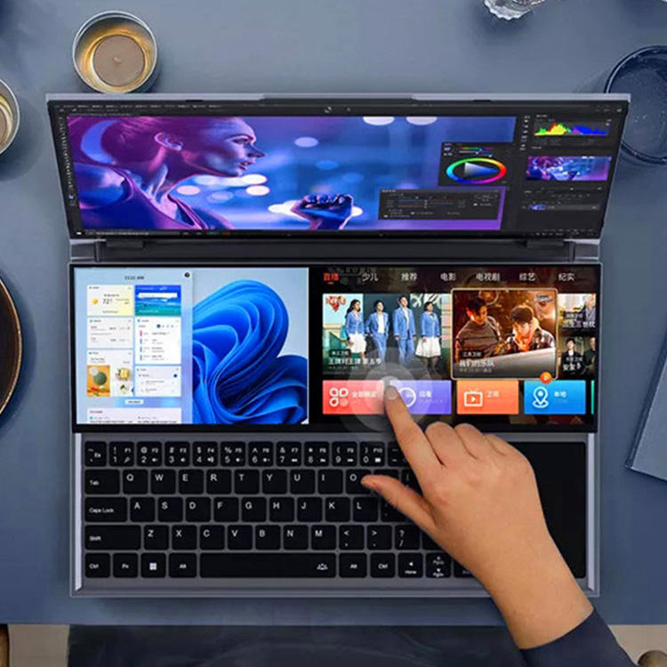 OEM 16" Dual-Screen 2K Laptop | Core i7-10850H (10th Gen) | ZBOOK Pro UX582 Style Touchscreen Notebook – orangles Kuwait