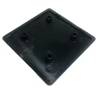 YD. F03150.001 8080 profil d'extrusion d'aluminium standard européen, fente en t, couvercle en plastique noir, couvercle d'extrémité carrée