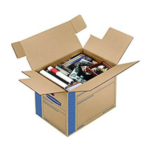 Hengxing tái chế tùy chỉnh bao bì các tông sóng hộp giấy di chuyển nhà di chuyển hộp cứng nhắc hộp có tay cầm - Product Image 3