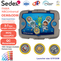 Jeu de lancer de mini-disco pour enfants, jeu interactif de tir de disques volants, ensemble de jeu portable, motif personnalisé, prise en charge OEM ODM