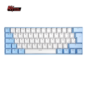 סיטונאי זול 60% מקלדת custom ספרדית ABS doubleshot שקוף keycaps RGB משחקים מכאני מקלדת teclado גיימר - Product Image 2