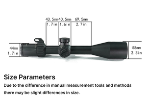 กล้องเล็ง BANGBANG 6-24x50FFP ขนาดหลอด 30 มม. สำหรับล่าสัตว์ ระยะไกล กันน้ำ กันฝ้า กันกระแทก เหมาะสำหรับสังเกตสัตว์ป่า - Product Image 4
