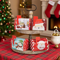 Bloom Ecológico Navidad Hojalata Buzón Regalo y Cajas de dulces Adornos Decoraciones festivas