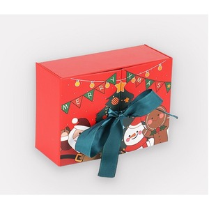 Christmas packaging gift box luxury <b>red</b> <b>paper</b> gift box, customizable according to needs - Product Image 3