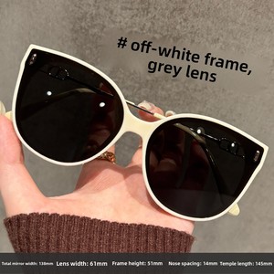 TY54 2026 Lunettes de soleil œil-de-chat style coréen unisexe, protection UV400, design amincissant, pour sports de plein air - Product Image 3