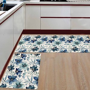 OEM <strong>Runner</strong> Rug for Hallways <strong>Kitchen</strong> Non Slip <strong>Washable</strong> with Rubber Backing Soft Floral Carpet <strong>Runner</strong> for Laundry Bedroom Bathroom - Product Image 5