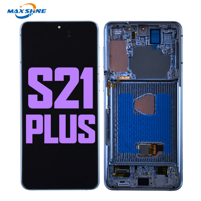 Premium Original Displays for Samsung S21+ LCD Touch Screen with Frame Assembly Replacement Display Wholesaler S21 Plus