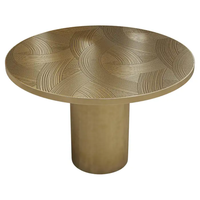 Ensemble de canapés pour salon avec table basse, table d'angle ronde de luxe et haut de gamme, table d'appoint mobile en acier inoxydable