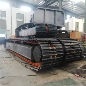 Steel Track Undercarriage For <b>Pile</b> <b>Driver</b> Drilling Machine Excavator Heavy Duty Reinforced Structure - Product Image 1