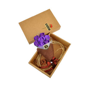 Regalo del Día de la Madre para profesora, caja de regalo con 7 flores de jabón, regalo de cumpleaños para mujer, venta al por mayor directa de fábrica, ramo de rosas - Product Image 5