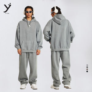 Pantalon de survêtement à capuche avec logo personnalisé pour hommes pour le printemps - Product Image 1