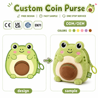 Sac à dos en peluche Kawaii OEM, design de dessin animé personnalisé avec porte-monnaie à fermeture éclair, porte-monnaie en forme de mouton, rembourrage en coton PP, unisexe