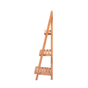 Chất Lượng Tốt Ba <span class=keywords><strong>Tier</strong></span> Flower Rack Tre Thực Vật Hiển Thị Kệ Đứng Bằng Gỗ Lưu Trữ Holders & Racks Folding All-Season - Product Image 4