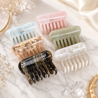 Pince à cheveux élégante en acétate scintillant de 7 cm, personnalisable, durable, certifiée CE, pour les fêtes – Nouveau design OEM en gros à prix abordable