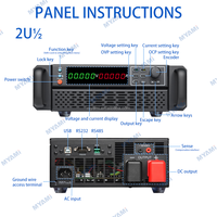 MYAMI 60V 100V 120V 150V 200V 300V 1000V haute tension réglable laboratoire programmable banc monté en rack alimentation cc