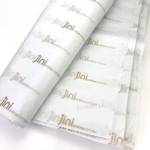 Clothes Wrapping Tissue Paper Sheet 17G Cosmetics Ecommerce Product Gift Wrapping Custom Tissue Paper Packaging With Logo