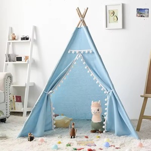 Tente de jeu pour enfants, tipi portable pour enfants, tente tipi pour tout-petits, château pour garçons et filles, salle de jeux teepee - Product Image 3