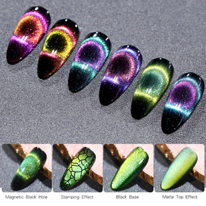 Magia produttori di occhi di gatto UV <span class=keywords><strong>Gel</strong></span> smalto colori magnetici <span class=keywords><strong>per</strong></span> fai da te Nail Art stile francese <span class=keywords><strong>per</strong></span> la sorgente lampada a LED <span class=keywords><strong>per</strong></span> saloni - Product Image 3