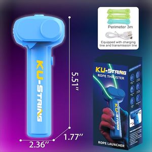 2025 Revolucionário Blue <span class=keywords><strong>String</strong></span> Rope Launcher <span class=keywords><strong>Loop</strong></span> Fidget Toy - Defy Gravity e Boost Imaginação Gift para crianças e adultos - Product Image 6