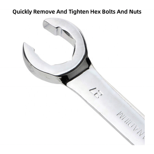 Clé spéciale clé à tube automobile clé ouverte hexagonale à double extrémité enlever la clé de tuyau d'huile de <span class=keywords><strong>frein</strong></span> - Product Image 4