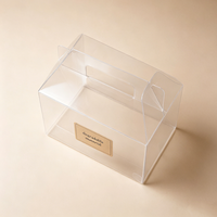 Boîte de rangement portable en plastique à motif dégradé personnalisé pour kits de toilettage mixtes pour chats et chiens