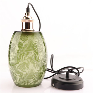 Phụ Kiện Chiếu Sáng Cho Đèn Bàn Mặt Dây Đèn Chụp Đèn Thủy Tinh Khắc Laser Hoa Văn Trang Trí Bóng Đèn Thủy Tinh - Product Image 1