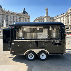 Grande remorque de restauration mobile et attrayante pour la vente en gros, spécialisée dans la préparation d'arachides, de fromage, de légumes, de chocolat et de matcha, USA, Allemagne, Espagne - Product Image 1