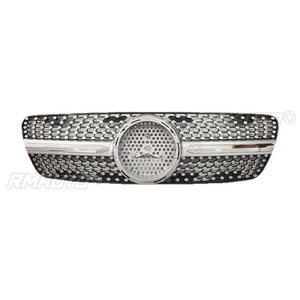 Pour Mercedes Benz ML W163 1998-2004 : Kit carrosserie de calandre de pare-chocs avant, garniture de calandre sport, pièce extérieure - Product Image 6