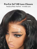Perruque en cheveux humains bouclés rebondissants C Part, fermeture en dentelle HD 5x7, sans colle, pré-stylisée, densité 250, 16-26 pouces, prête à porter pour femmes noires