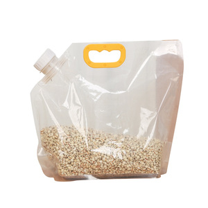 Spout <b>Pouch</b> Food Grade Bopp <b>Laminated</b> Sealing Handle For Beverage Packaging 500Ml With Cap - Product Image 4