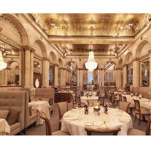 Muebles para <span class=keywords><strong>Restaurante</strong></span> Americano de Comida Rápida, Sofá de Doble Cara, Sofá de <span class=keywords><strong>Esquina</strong></span>, Muebles para Cafetería, Muebles para Comedor - Product Image 5