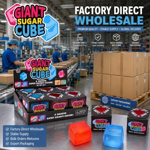 Jouet anti-stress géant en forme de cube de sucre mignon personnalisé, jouet à presser, décoration de bureau mignonne, vente en gros OEM - Product Image 6