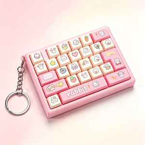 Juguete Antiestrés de Plástico, Llavero con Teclado Mecánico, Colgante para Mochila Escolar, para Niños y Niñas, Presiona las Teclas - Product Image 3