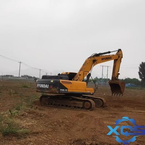 Excavadora de cadenas Hyundai 350 de segunda mano a bajo precio, modelo 350VS/LVS, con motor Cummins y bomba hidráulica PLC, en excelente estado, a la venta. - Product Image 1