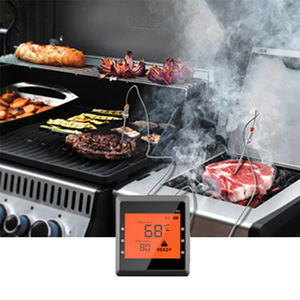 <span class=keywords><strong>Meilleur</strong></span> thermomètre de <span class=keywords><strong>cuisine</strong></span> numérique pour barbecue extérieur et intérieur Hypersynes avec alarme EasyBBQ Pro03 en plastique à 6 capteurs - Product Image 5