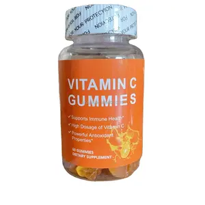 Suplemento dietético para adultos OEM Multi-Vitamins Gummy Suplemento Diário Vitamina C Zinco para gomas de reforço imunológico
