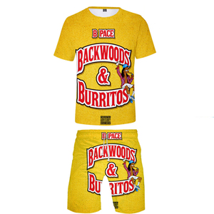 Disponibile Abbigliamento Smoke <span class=keywords><strong>Shop</strong></span> Uomo Streetwear Cotone Poliestere Backwoods Cookie RAW T-Shirt e Pantaloncini con Stampa Personalizzata Completa - Product Image 1