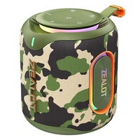 Haut-parleur TWS sans fil étanche ZEALOT M1 30W Power Portable Outdoor avec lumière RVB prend également en charge le double appariement
