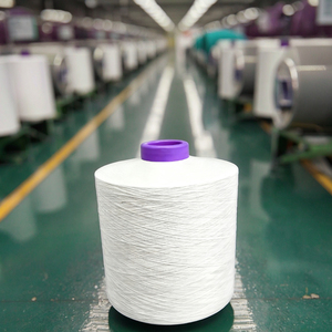 Youngsurge rắn 100% Spun <span class=keywords><strong>Polyester</strong></span> may chủ đề nguyên màu trắng - Product Image 5